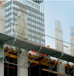 Suspended scaffolding