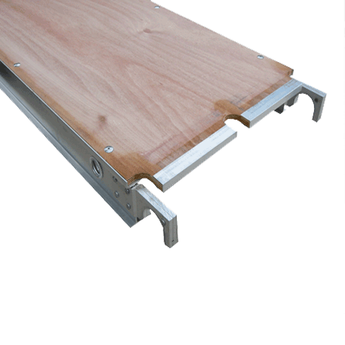 Aluminum wooden planks