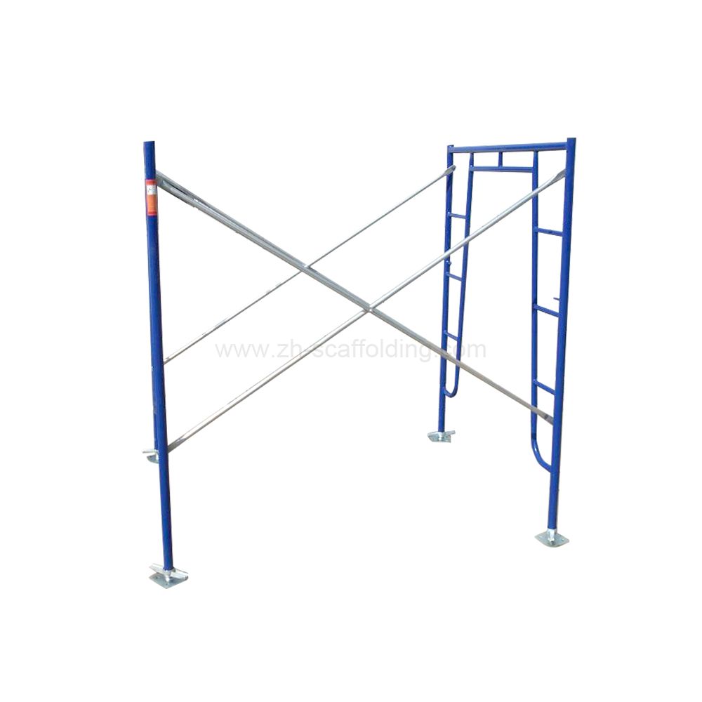 5'W x 6' 7'T x 7'L Heavy Duty Walk-Thru Scaffold Frame Set (Waco-Style)